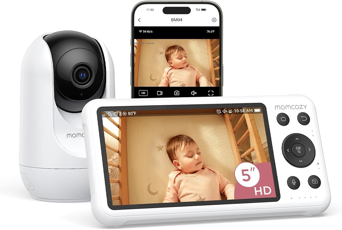Momcozy Smart WiFi Baby Monitor