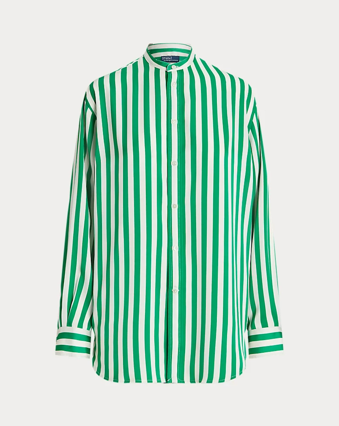 Polo Ralph Lauren, Oversize Fit Striped Silk Shirt