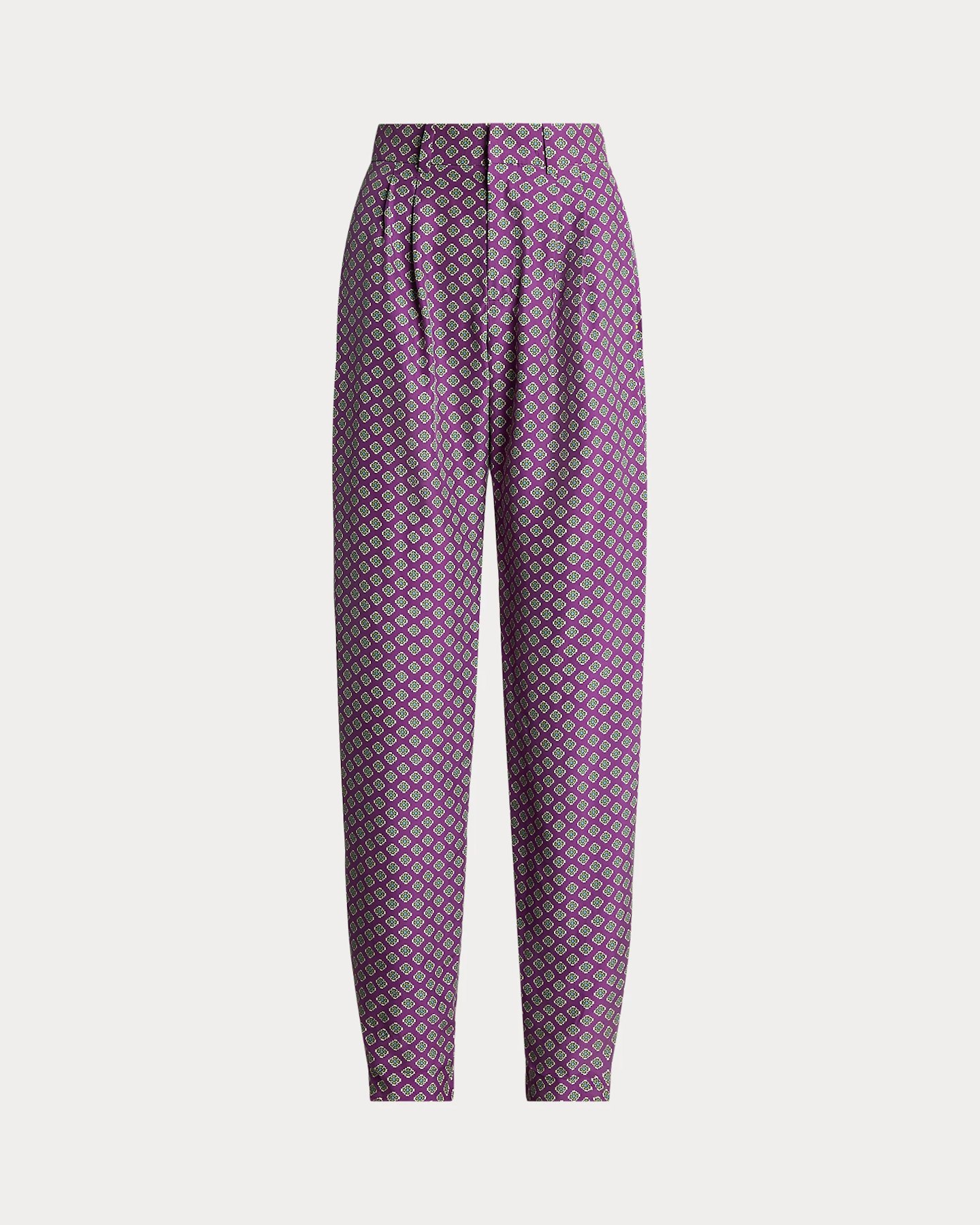 Ralph Lauren Collection, Cassidy Print Silk Habotai Trouser