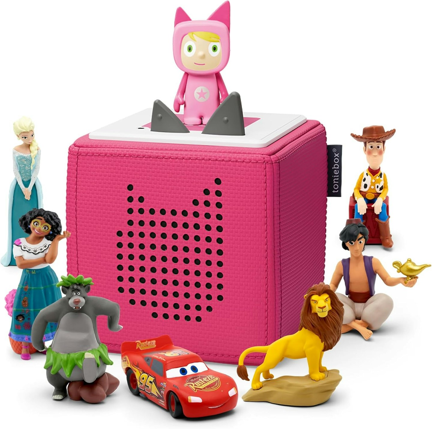 tonies Ultimate Disney and Pixar Pink Toniebox Starter Set Bundle