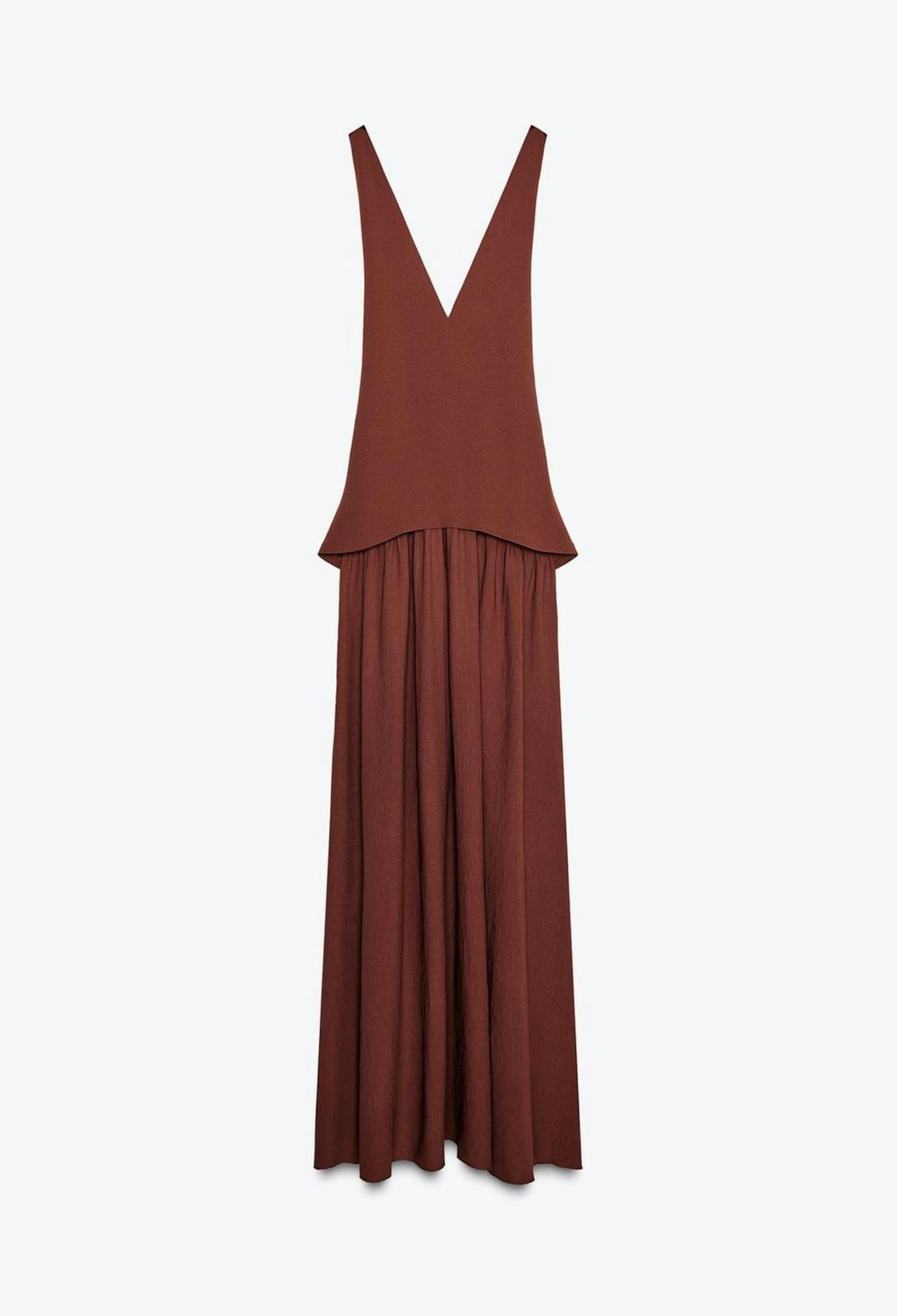Zara Midi Dress V Neck