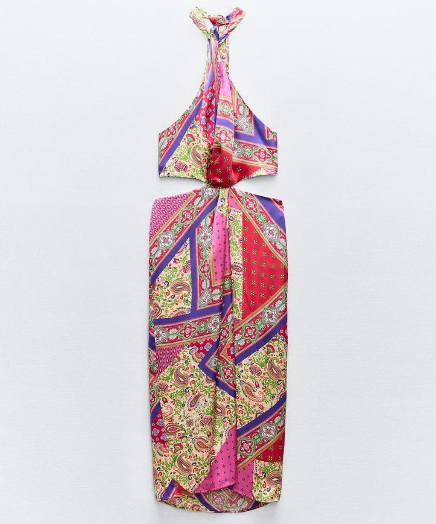 Zara Patchwork Print Dress