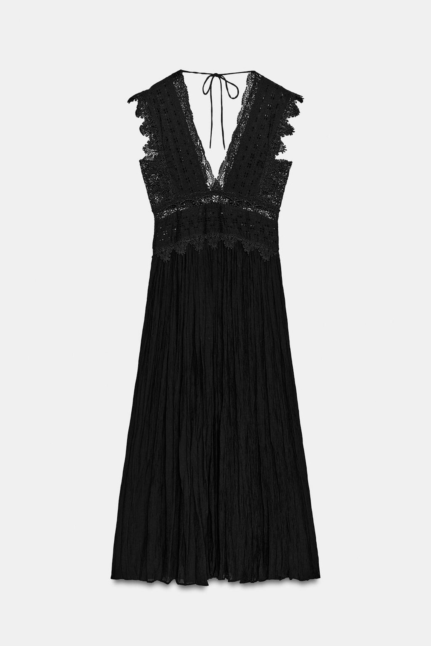 sachin and babi light blue dress NWT ZARA EMBROIDERED MIDI DRESS ZW COLLECTION S $109 main image 1