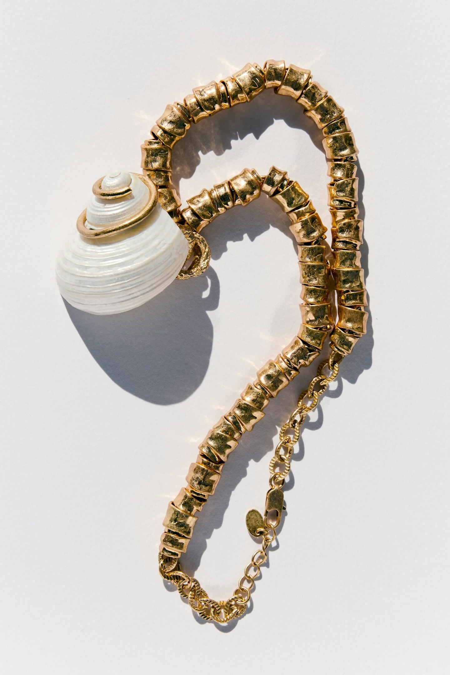 Zara, Metal Seashell Necklace