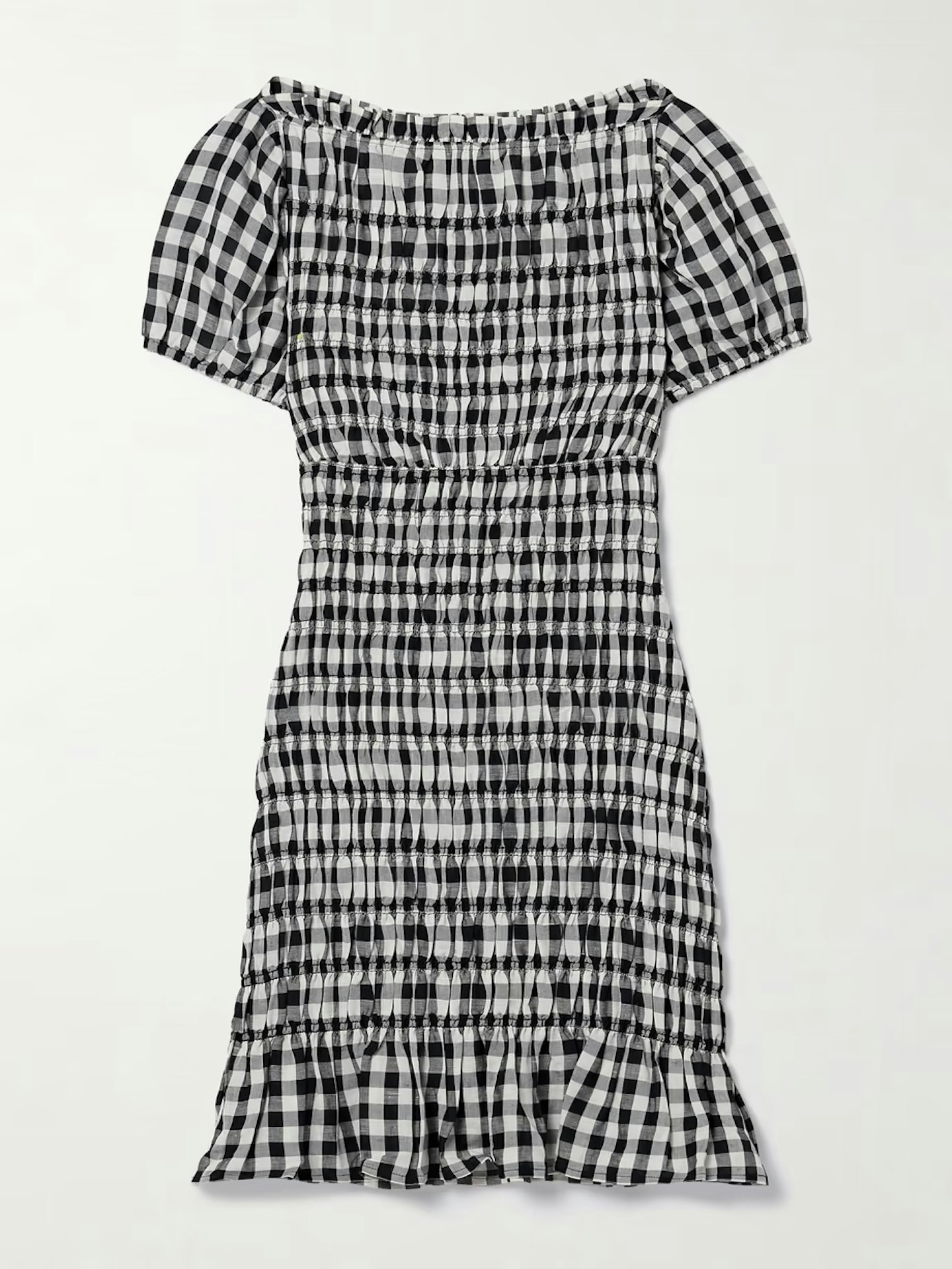 doen gingham mini dress 