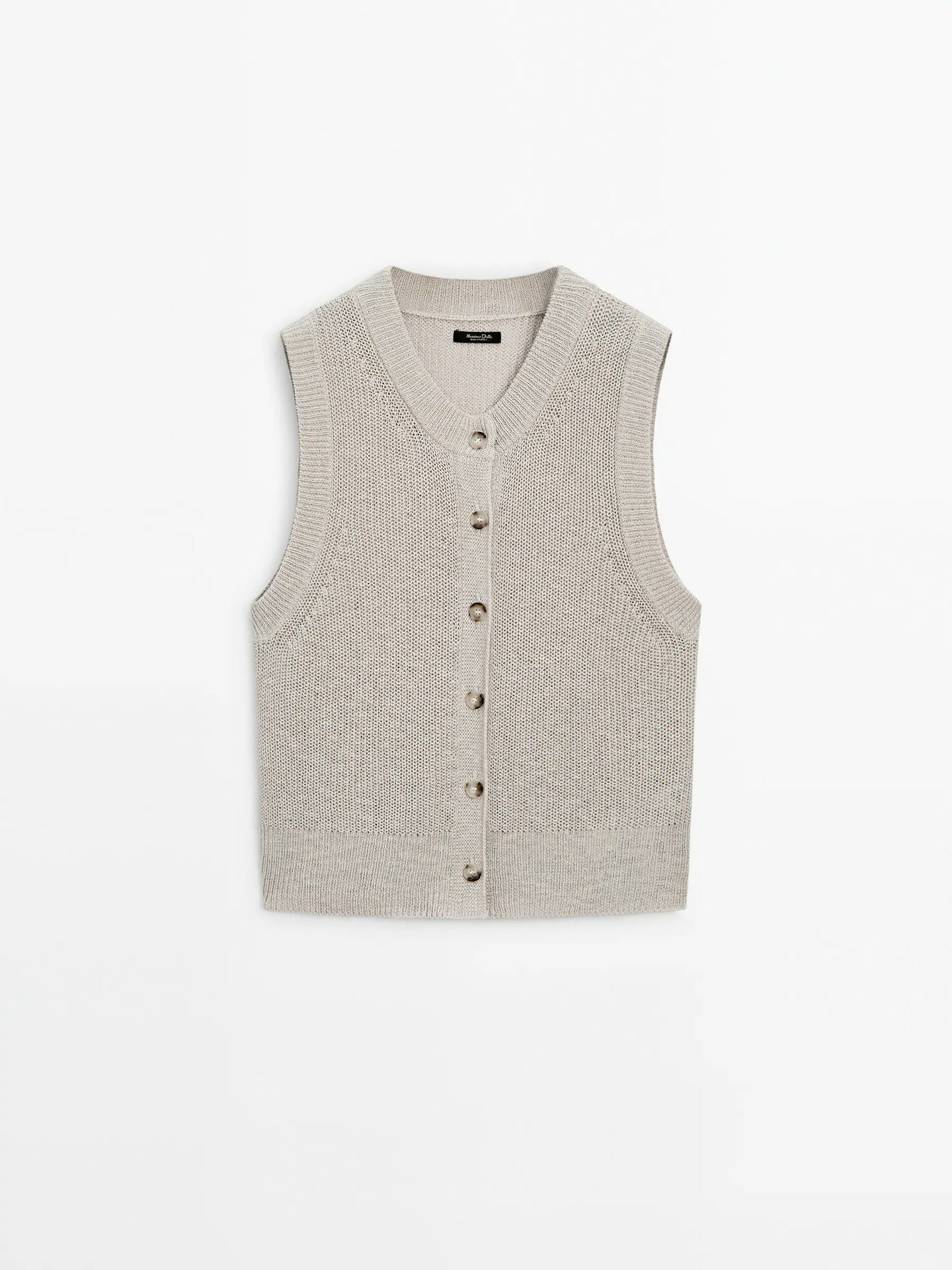 massimo dutti knit vest 