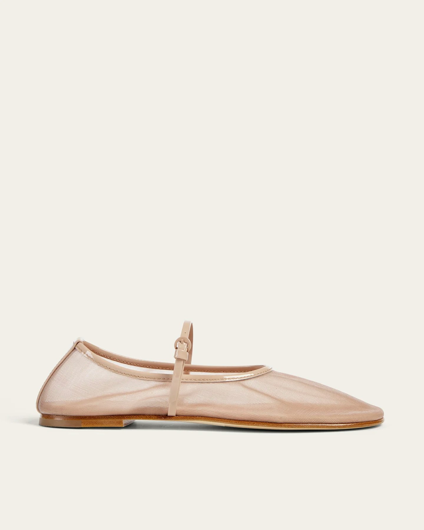 balla nude mesh flats