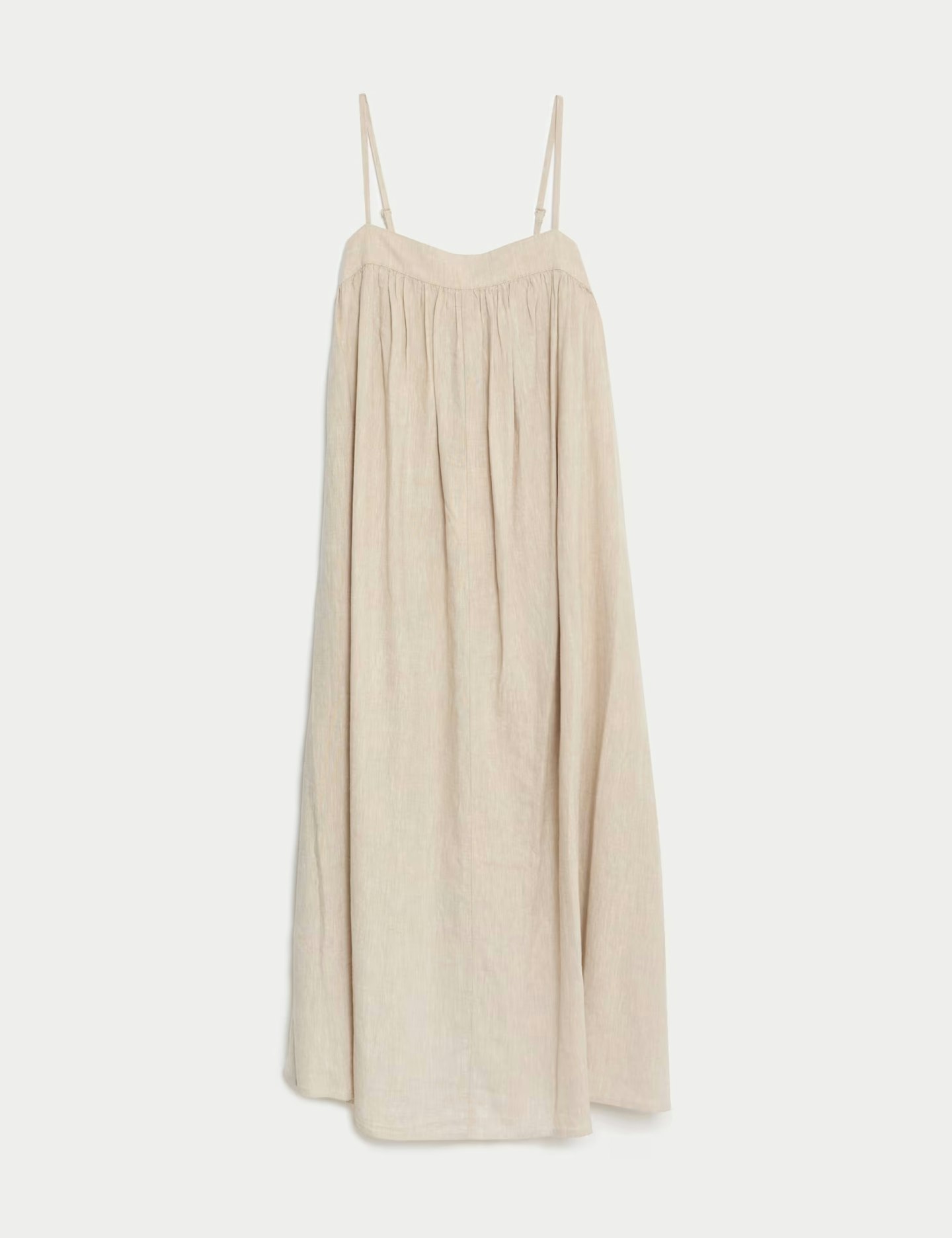 m&s linen dress