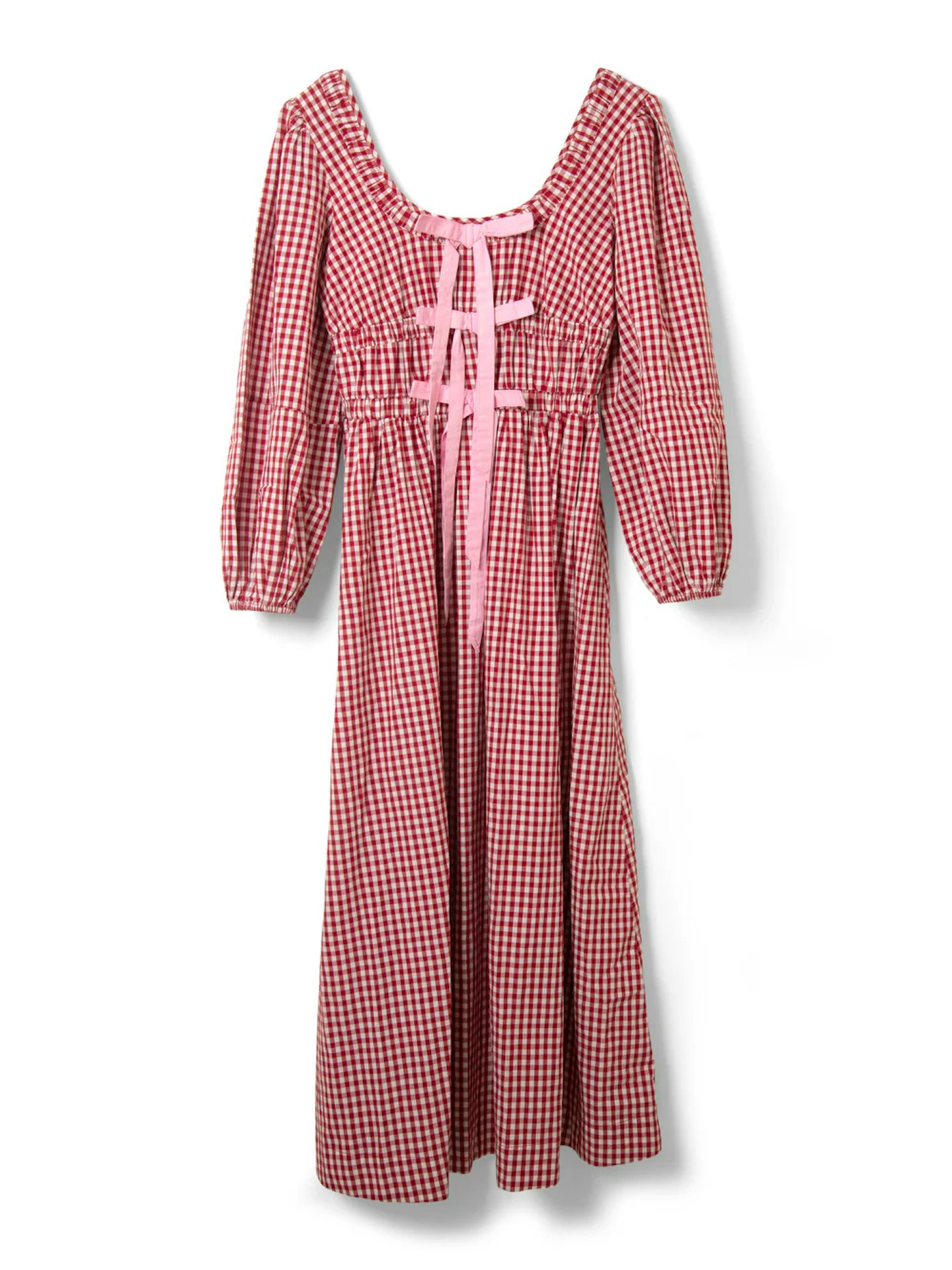 damson madder gingham dress 