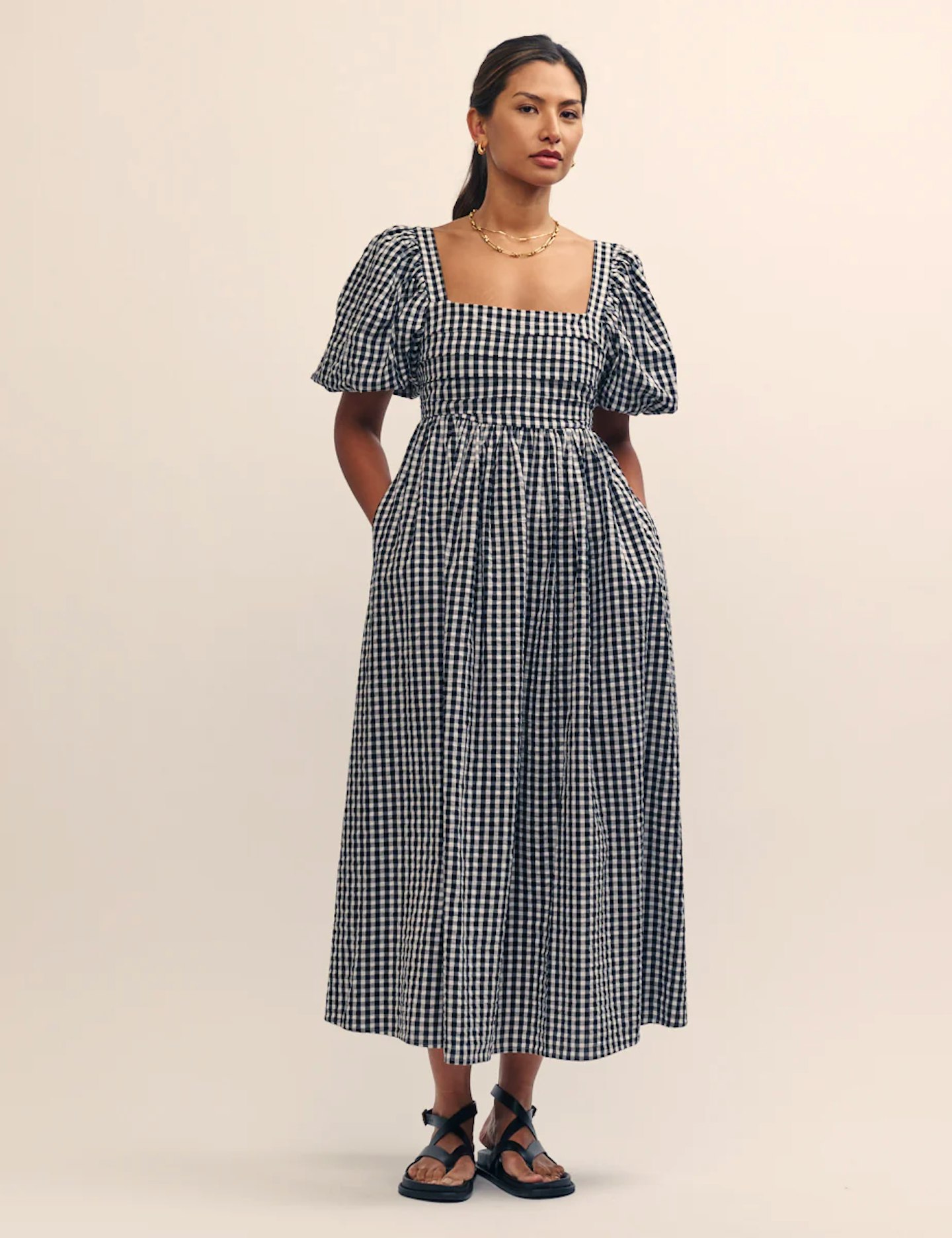 nobody's child gingham dress 