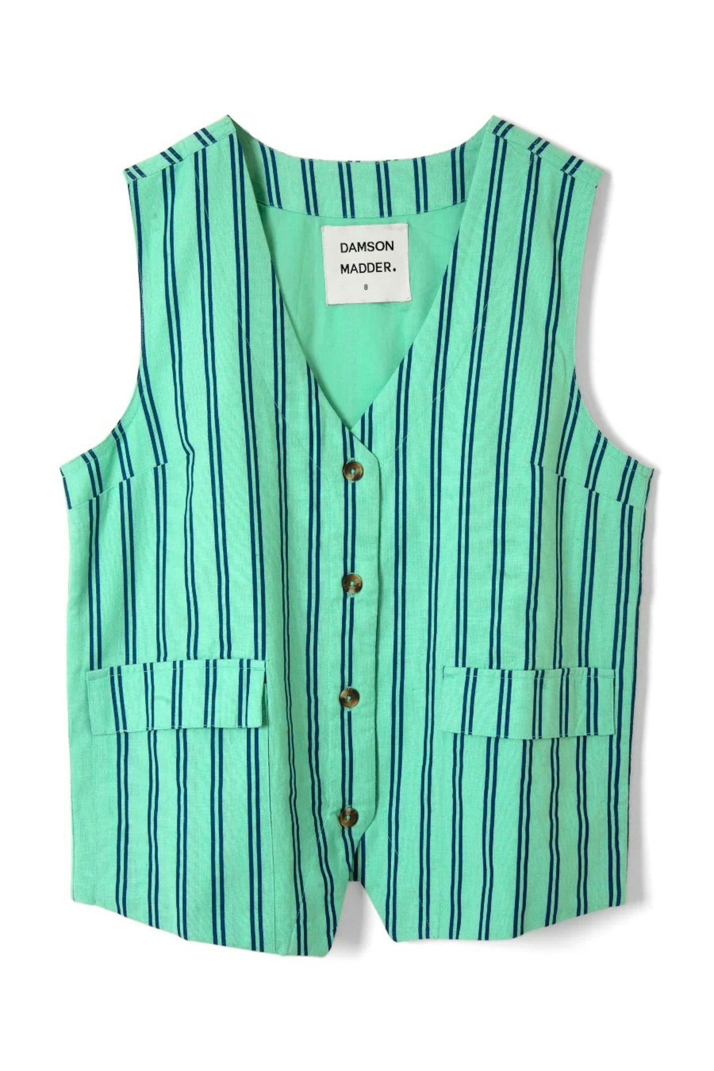 damson madder striped waistcoat mango waistcoat