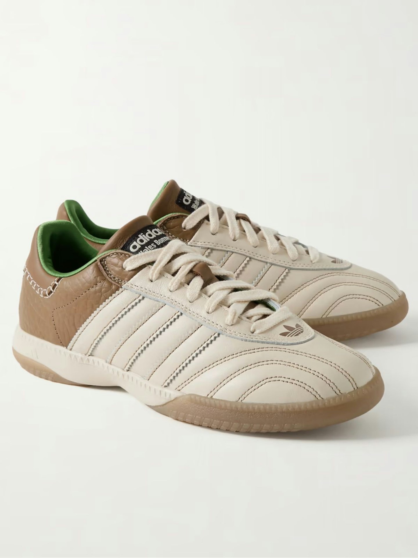 Adidas X Wales Bonner Samba Millennium Panelled Leather Sneakers