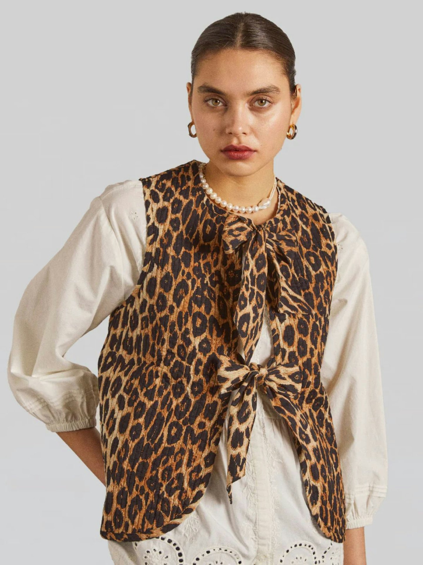 Tilly Gilet - Leopard