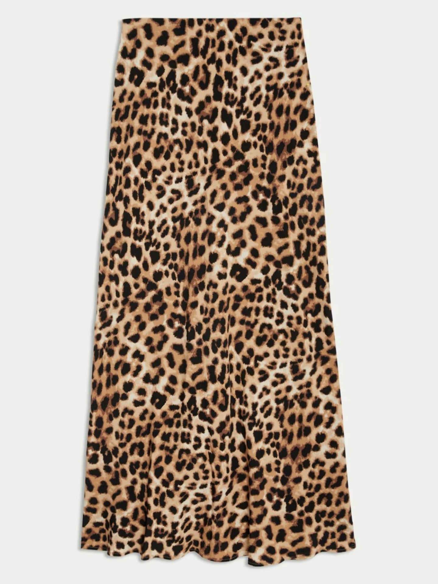 Animal Print Maxi Slip Skirt