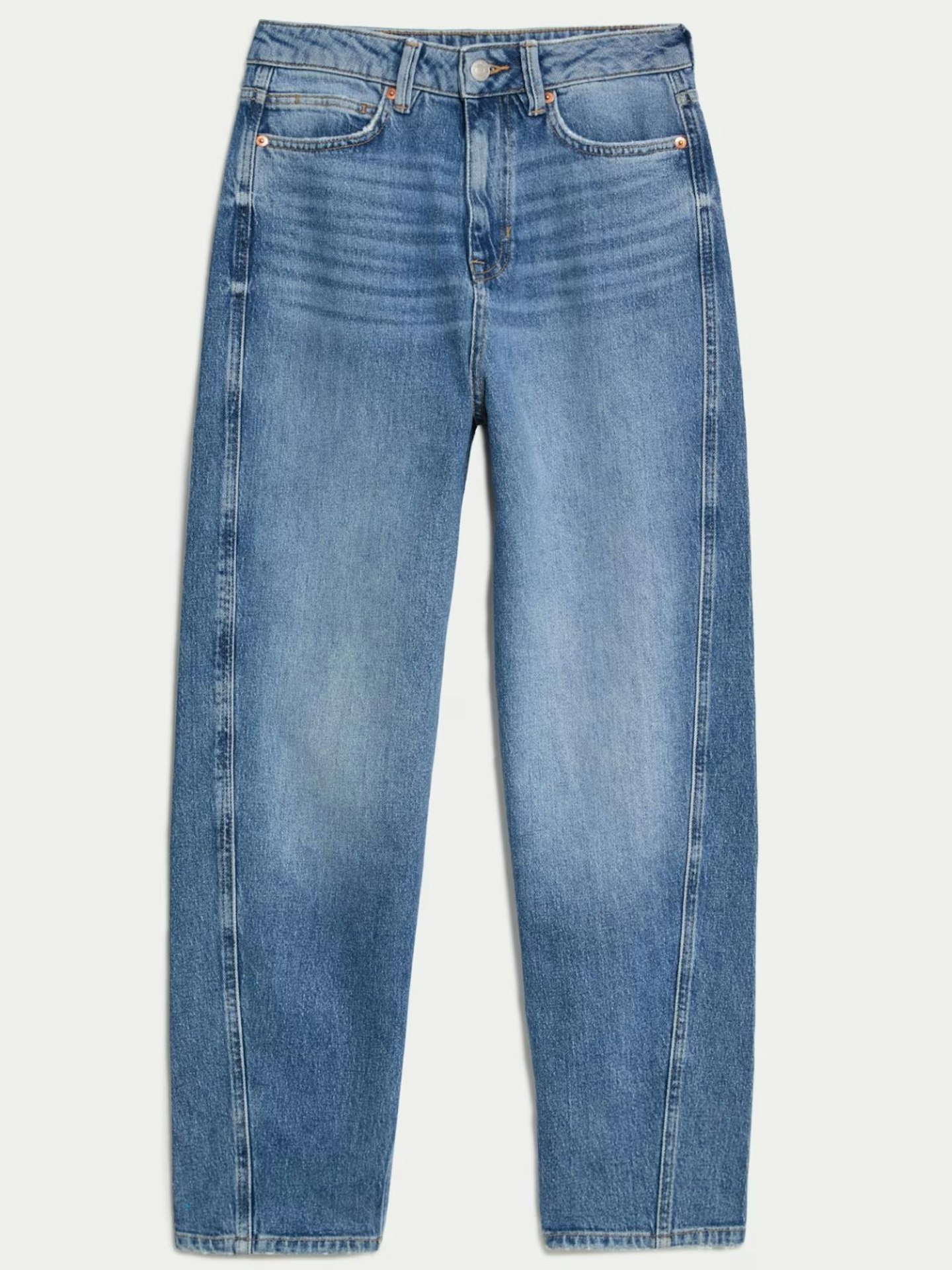 M&S, High Waisted Carrot Leg Ankle Grazer Jeans