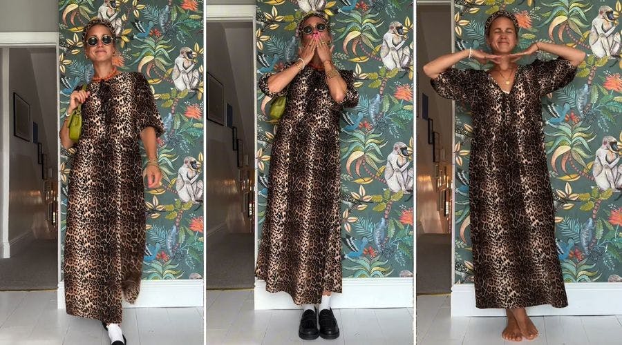 This M&S Leopard Midi Dress Looks Just Like The Ganni One