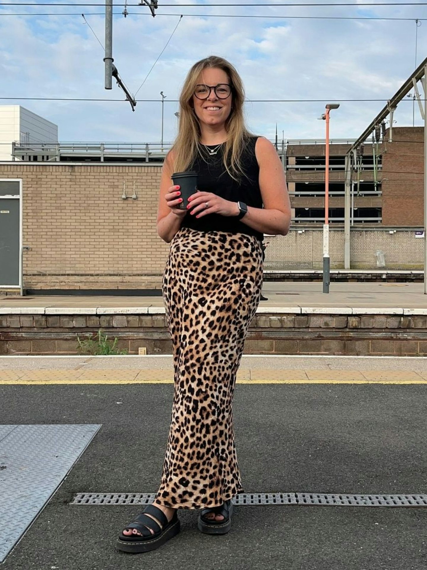 M&S Leopard Maxi Skirt