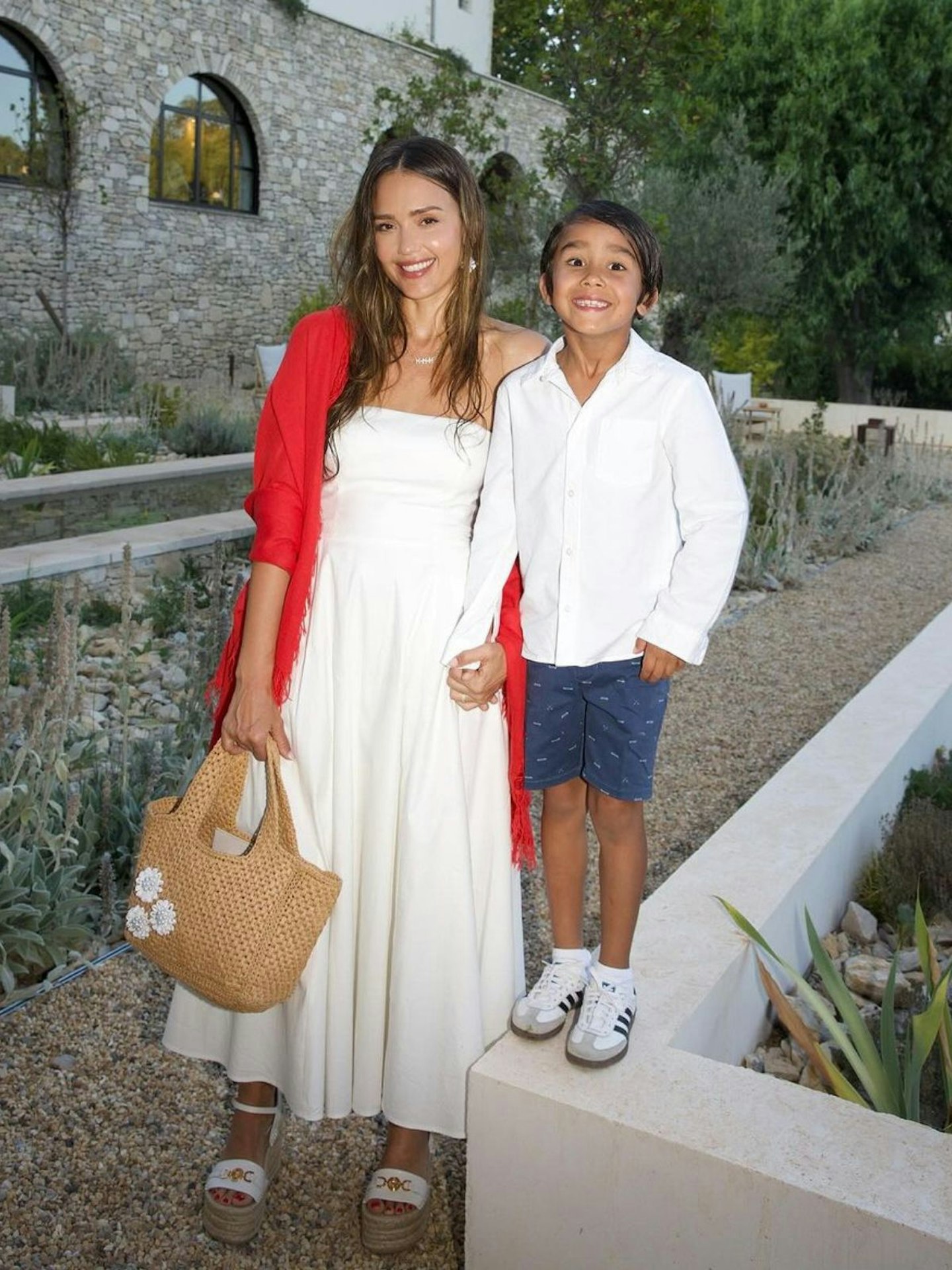 Jessica Alba Reformation Astoria Dress