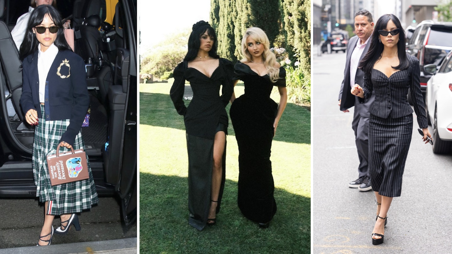 Jenna Ortega’s Red Carpet Outfits Are A Glam-Goth Masterclass