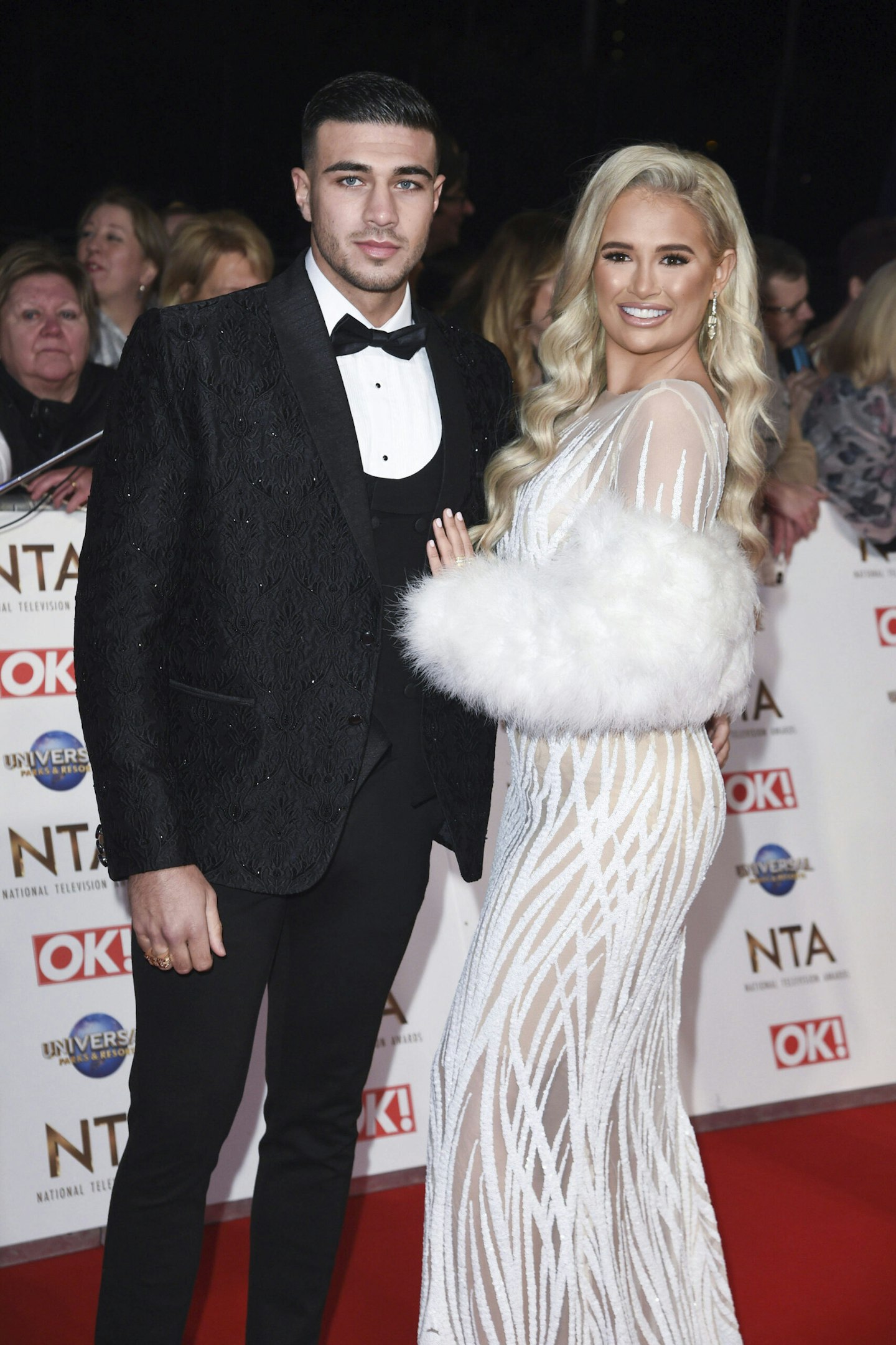 Tommy Fury and Molly-Mae Hague at the 2020 National Television Awards