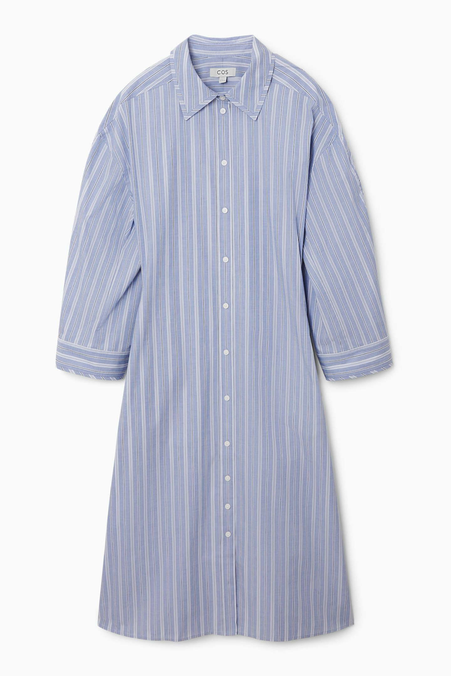 COS Pinstriped Shirt Dress