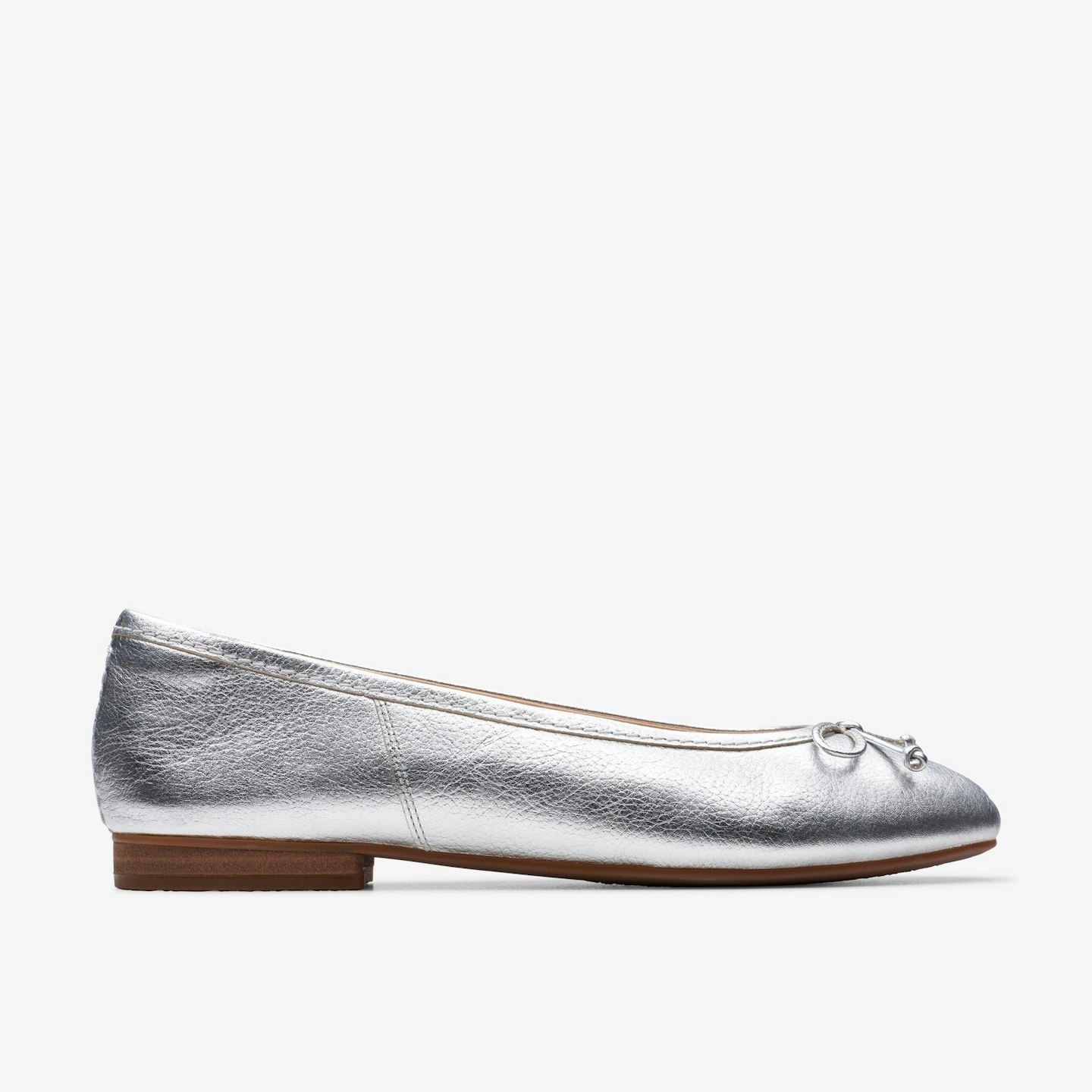 Clarks Fawna Lily Silver Leather