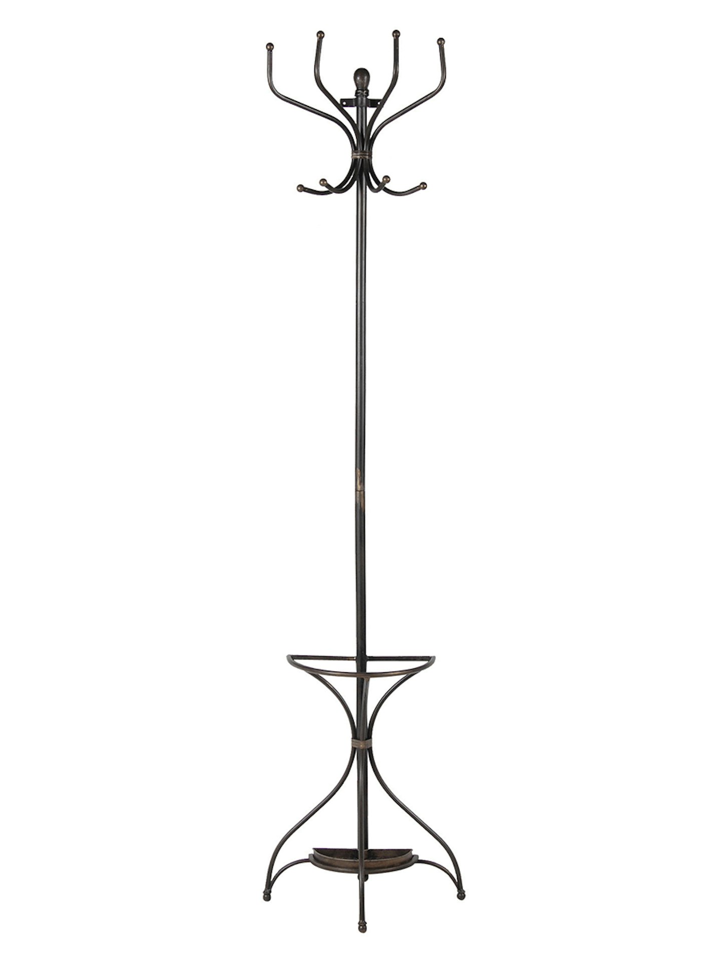 Cox & Cox Wall-Mounted Metal Coat Stand