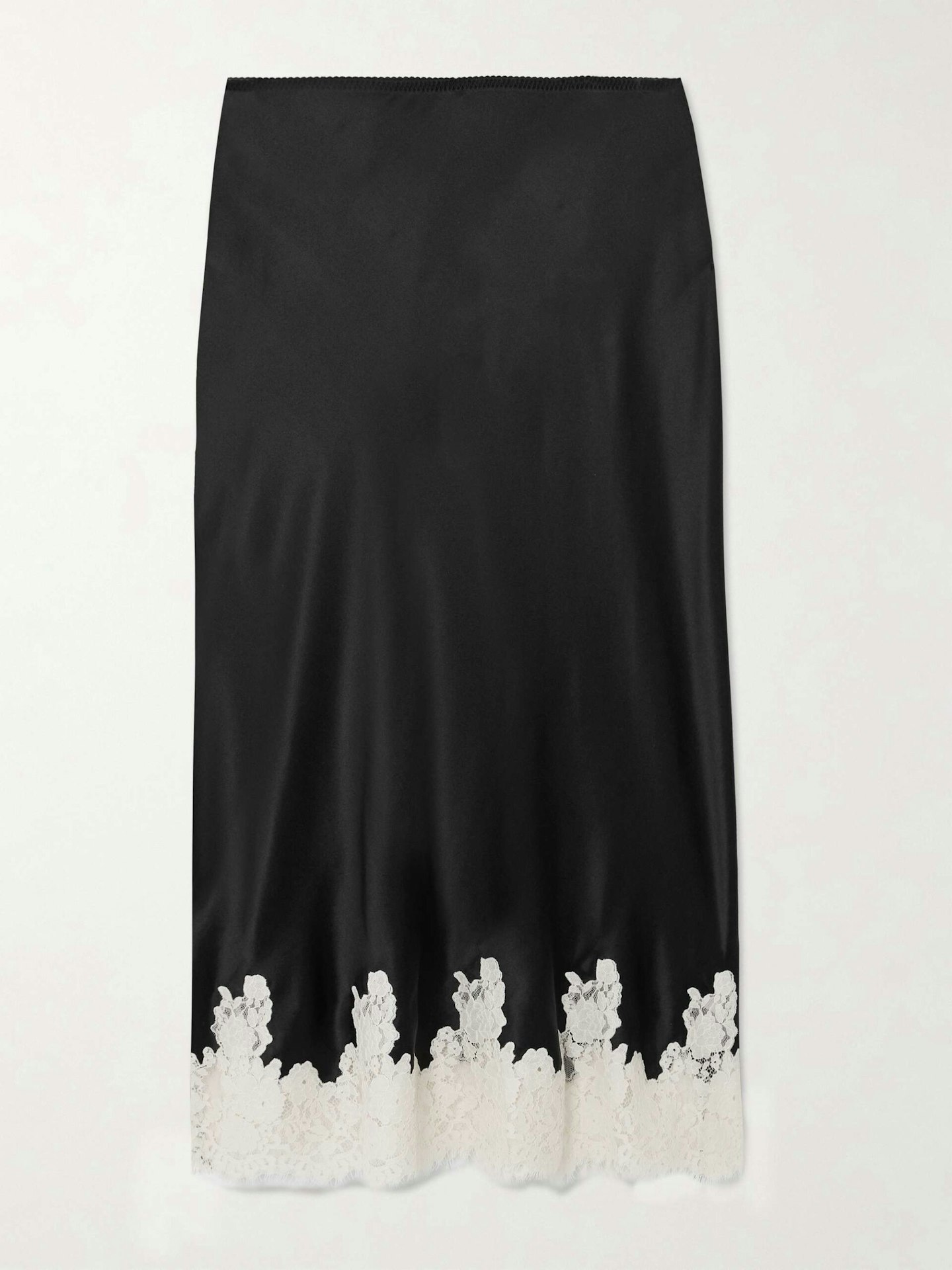 doen lace-trim skirt