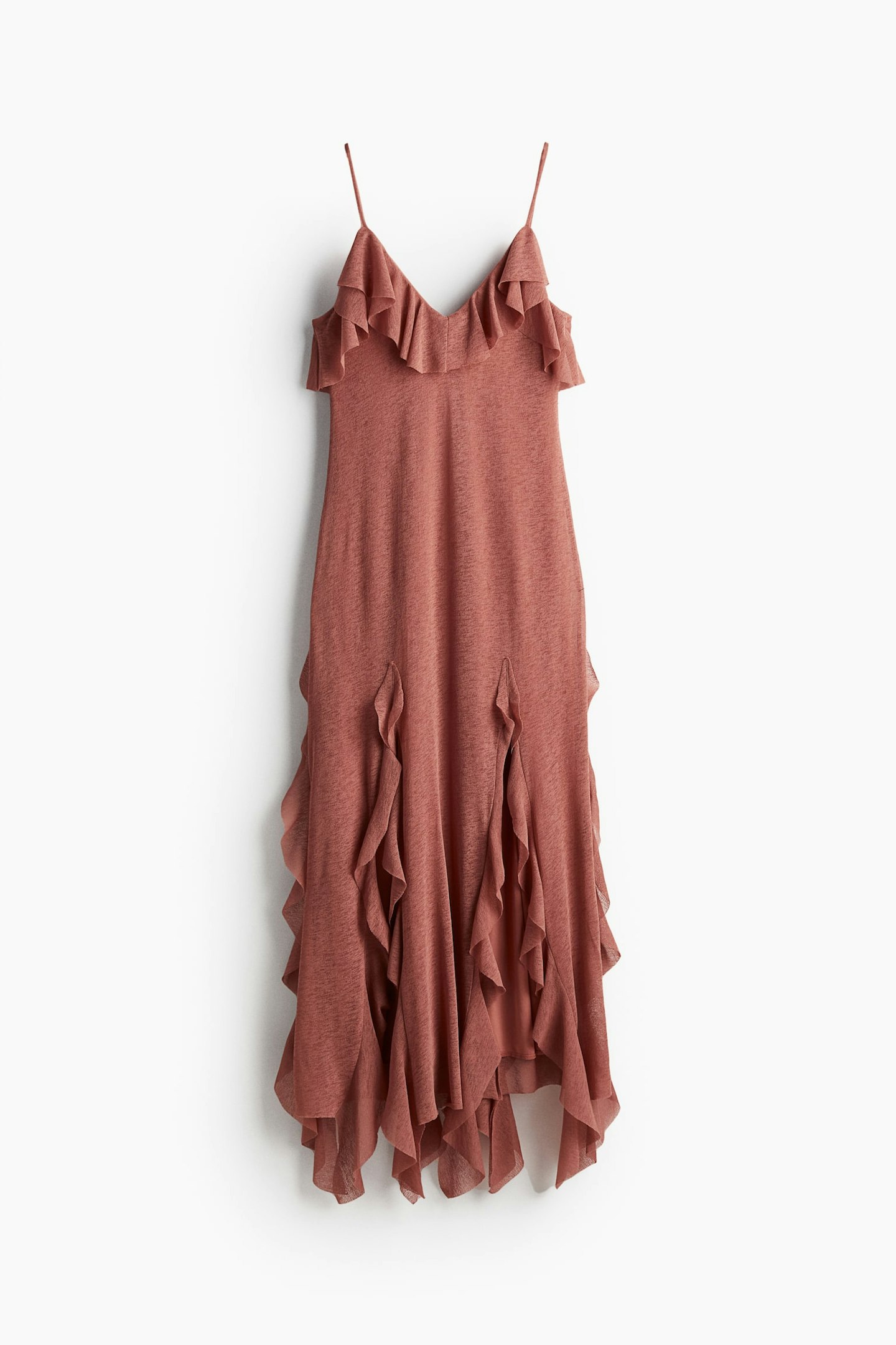 H&M, Flounced Maxi Dress