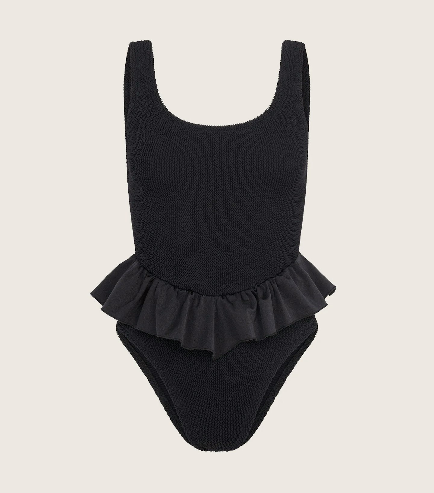 hunza g ruffle swimsuit