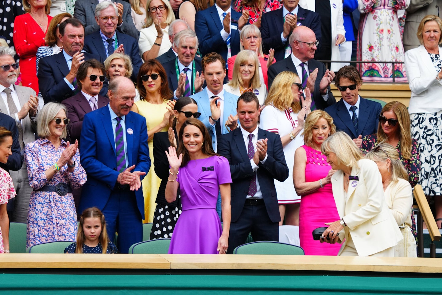 Kate Middleton at the Men's Wimbledon final in summer 2024.