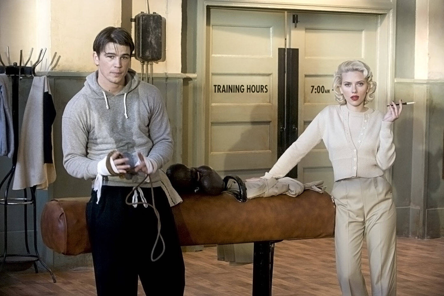 Josh Hartnett and Scarlett Johansson in Black Dahlia in 2006.