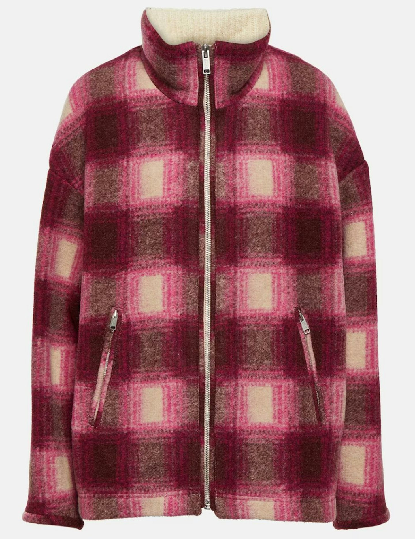 Marant Etoile Giovany Checked Wool-Blend Jacket