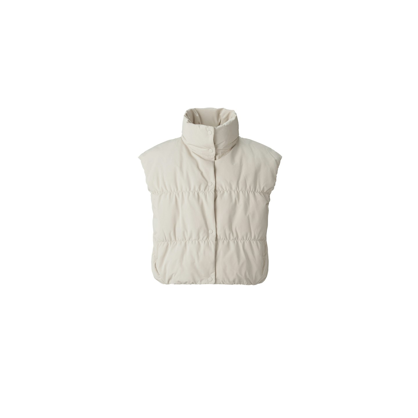 Down Cropped Vest