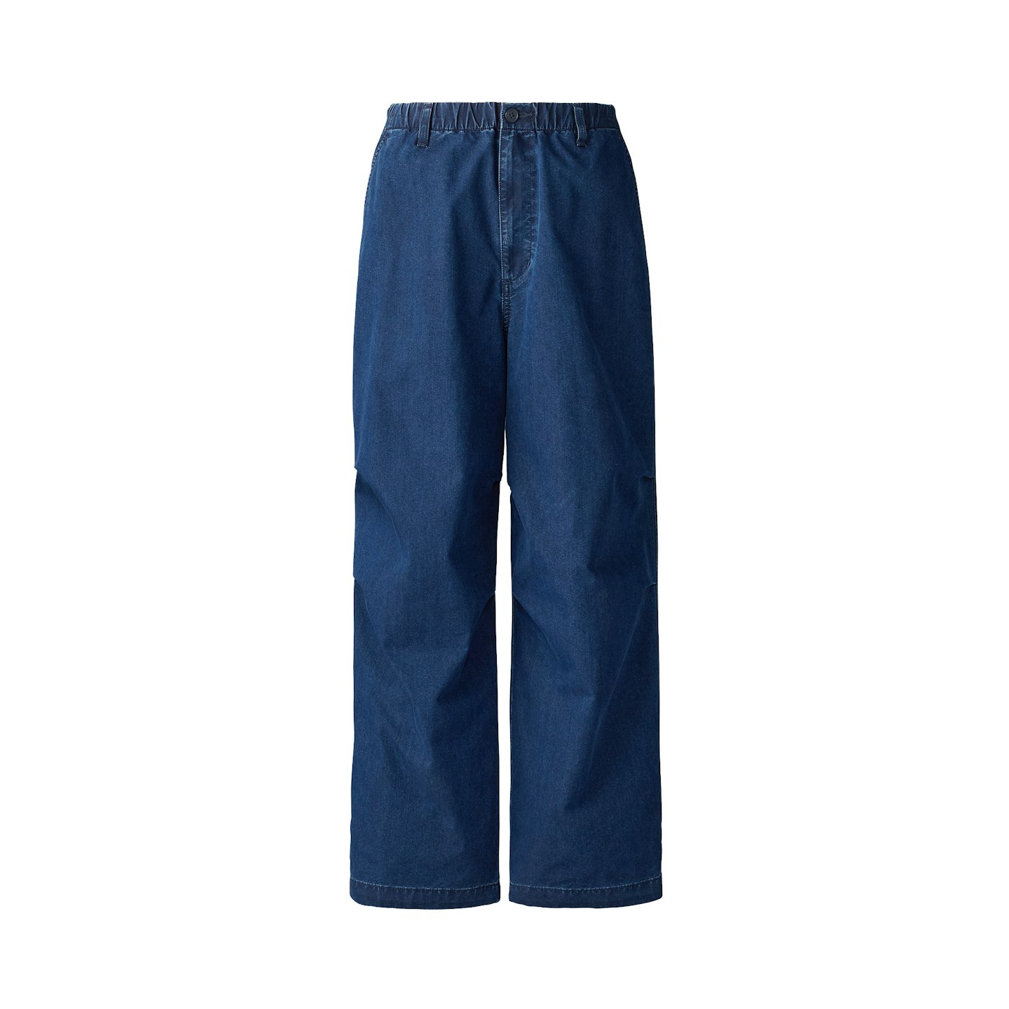 Wide Parachute Trousers (Denim)