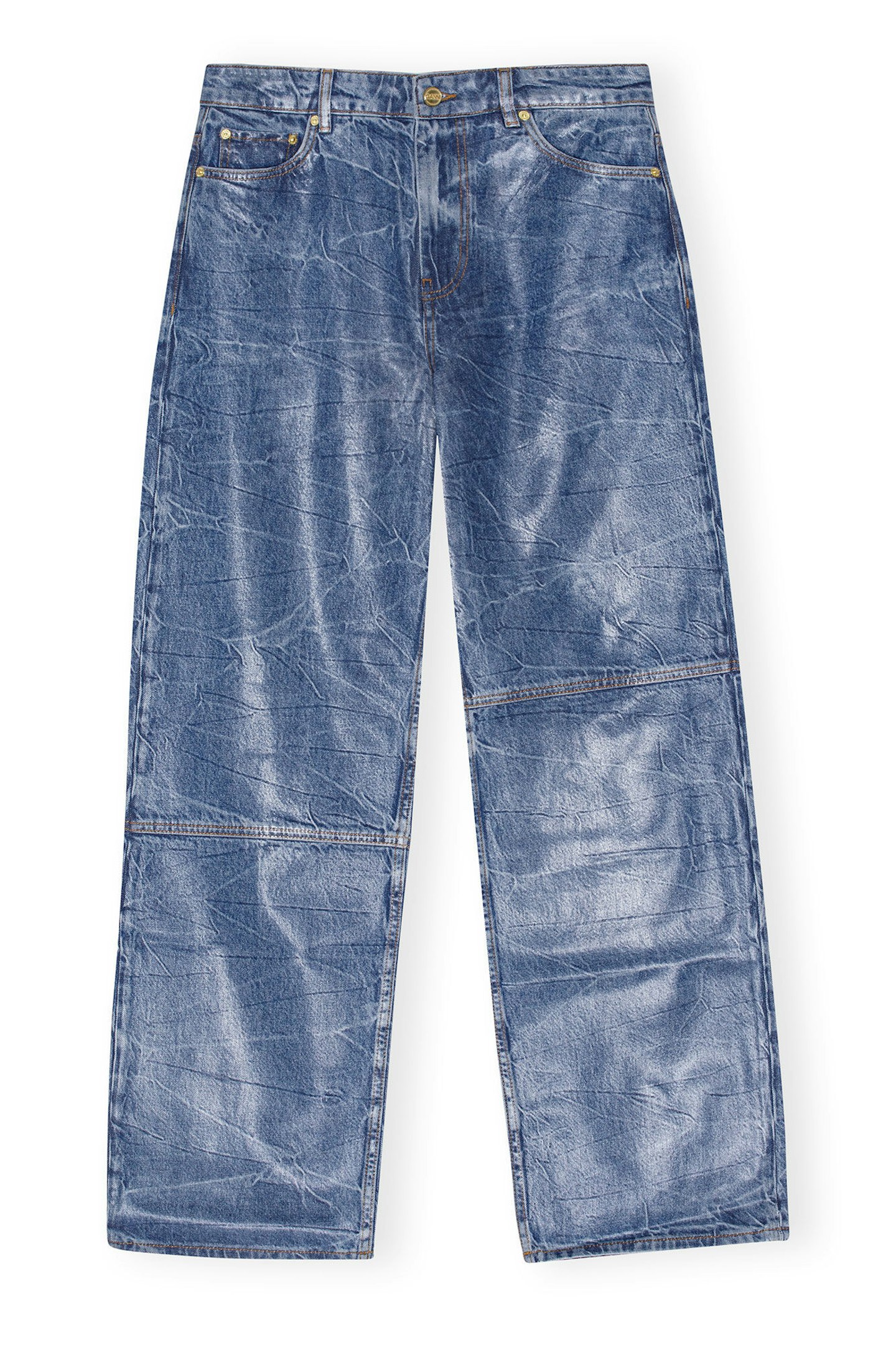 grazia blue foil jeans 