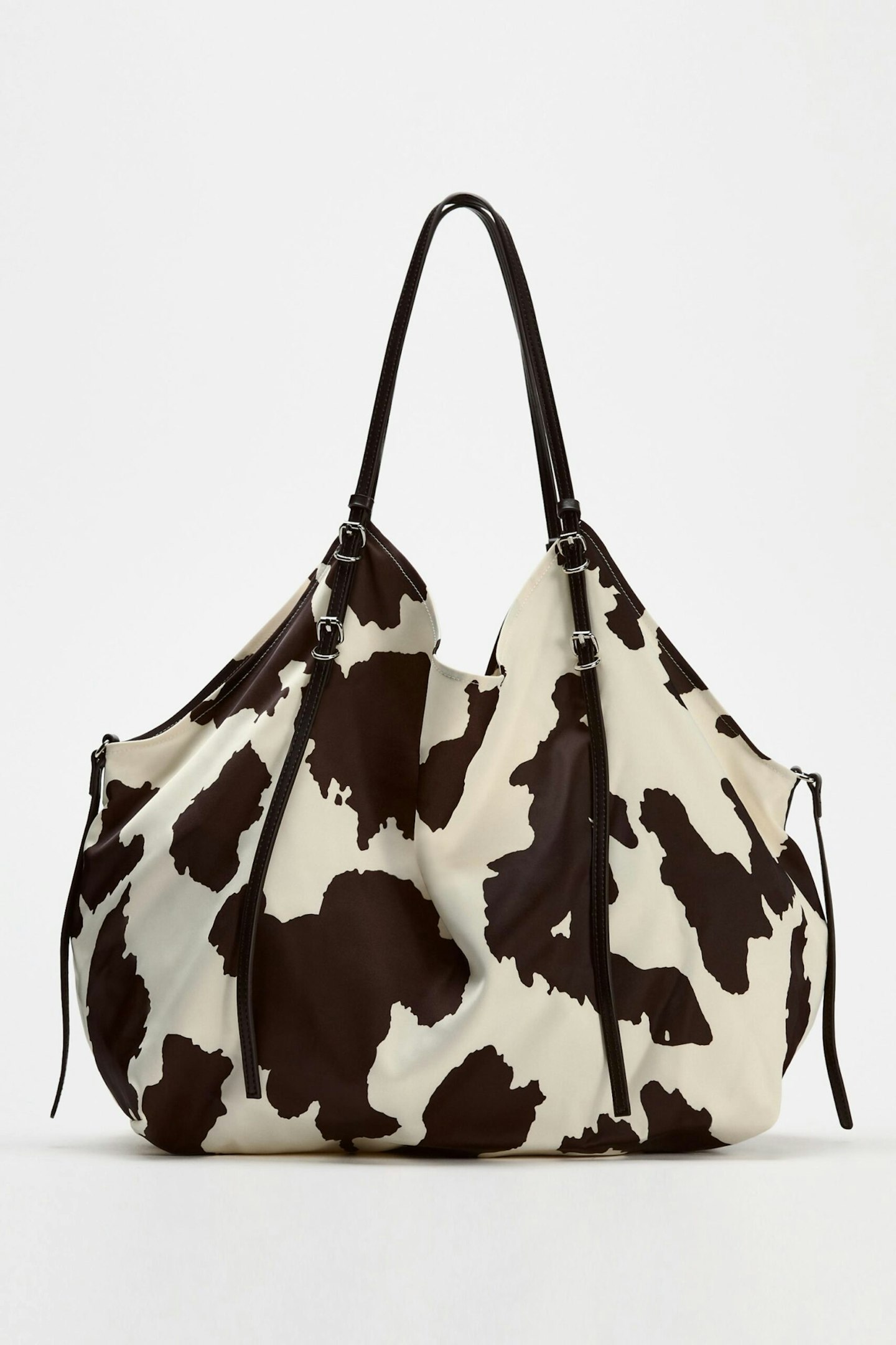 Zara Satin Effect Shopper Bag