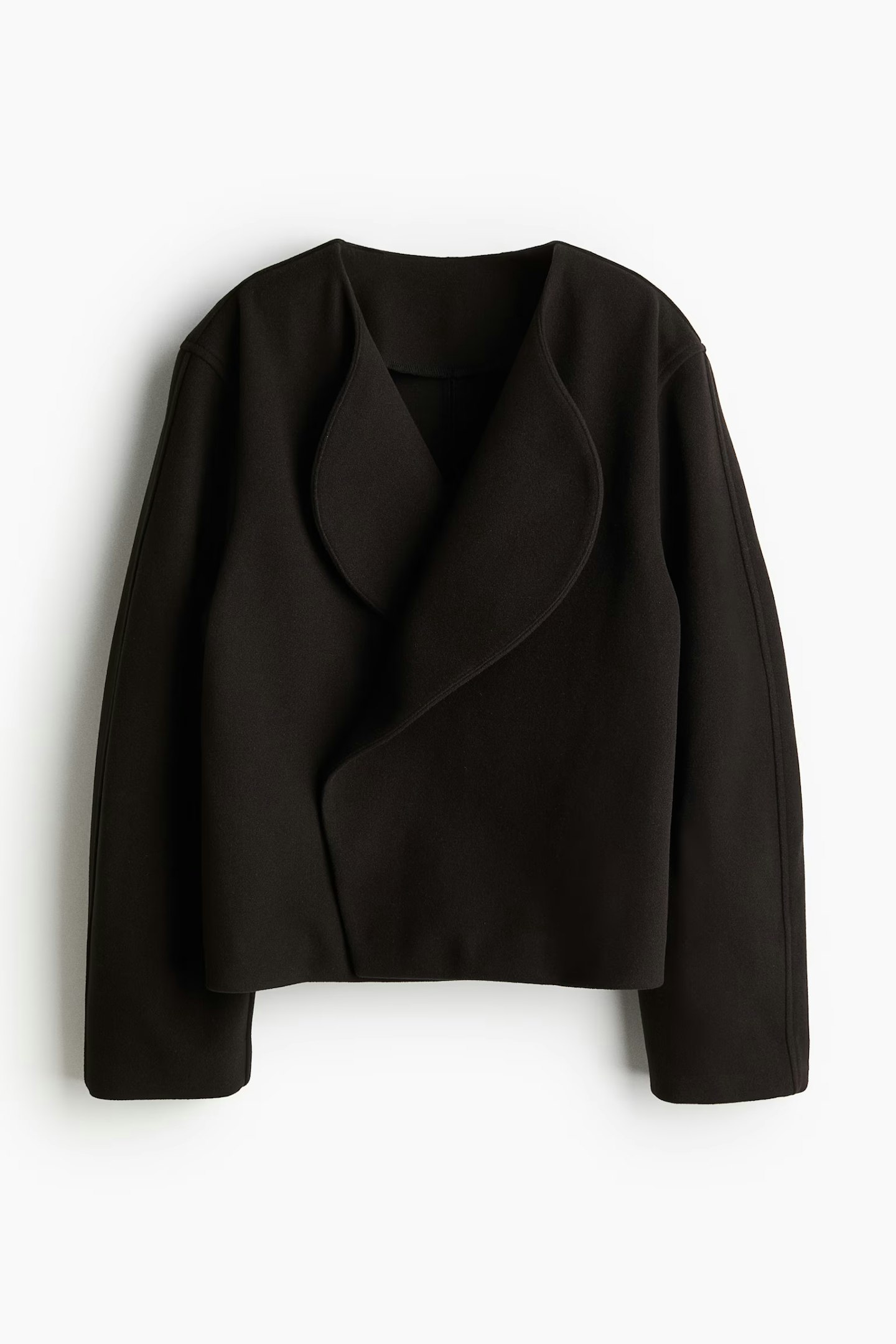 H&M, Shawl Jacket In Black