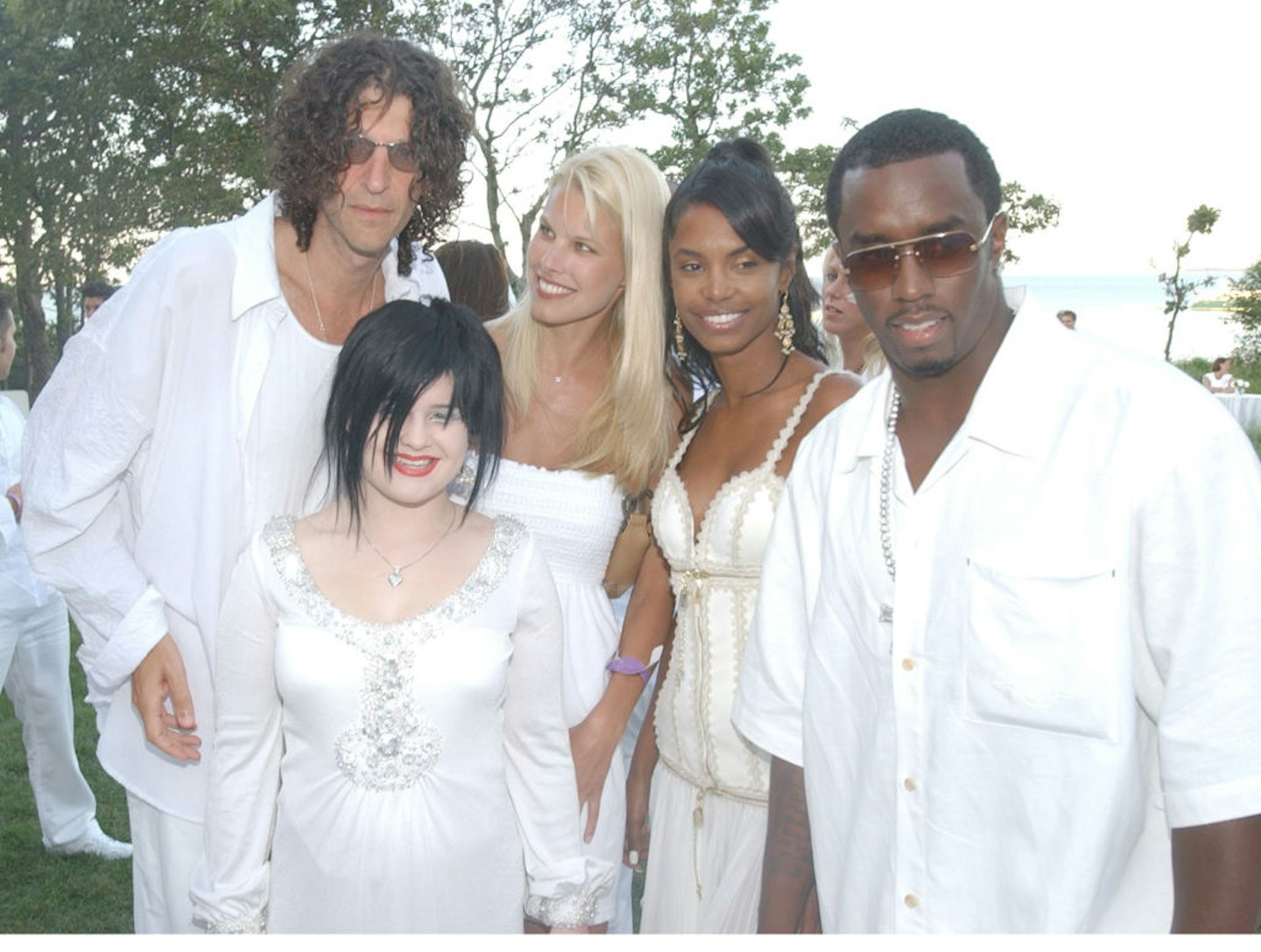 Howard Stern and Kelly Osbourne with Sean 'Diddy' Combs