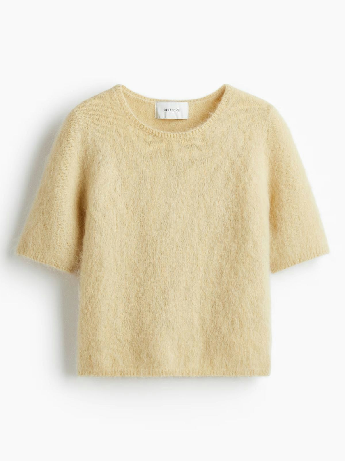 H&amp;M, Knitted Mohair-Blend T-Shirt