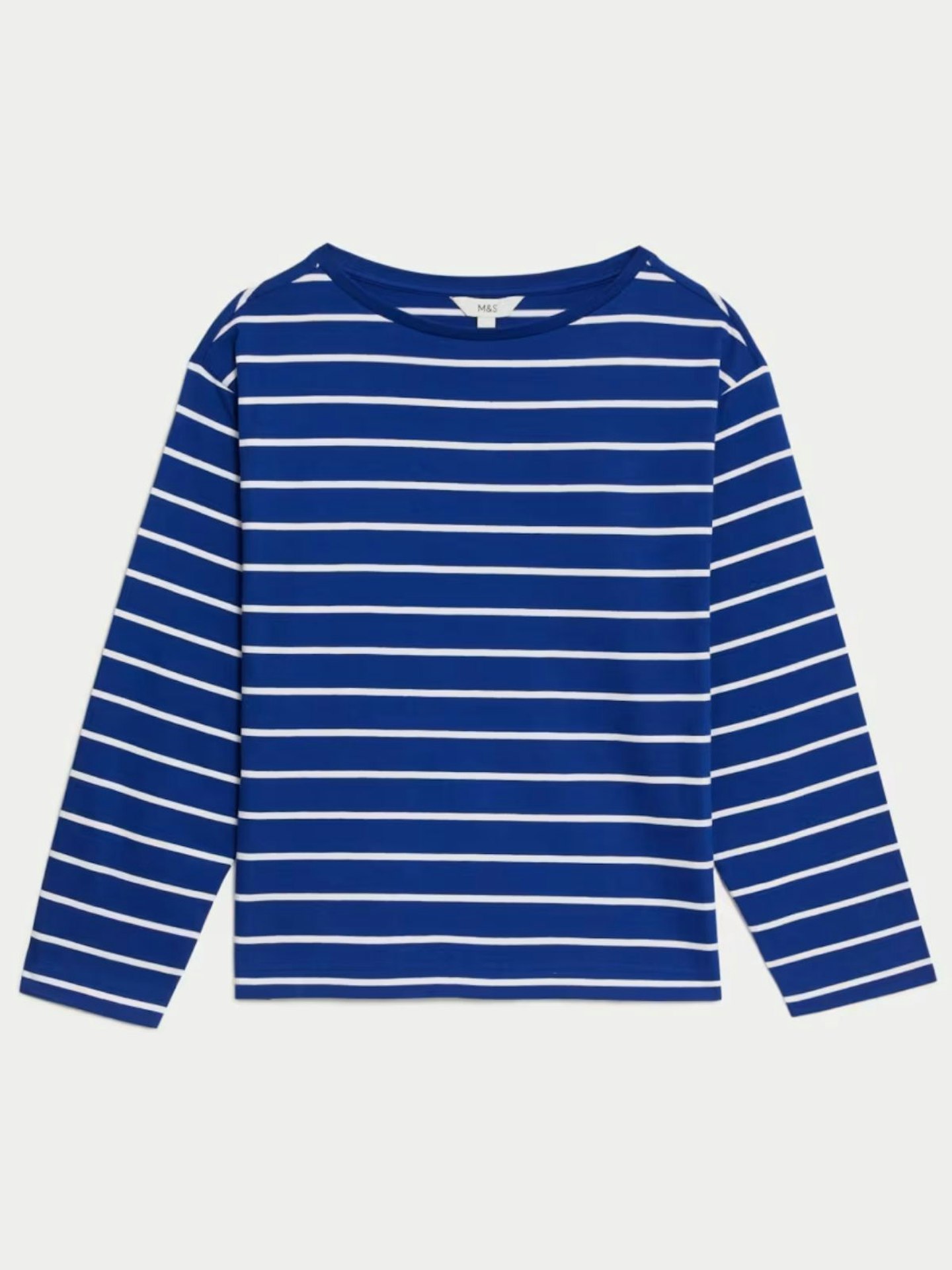 Pure Cotton Oversized Striped Top