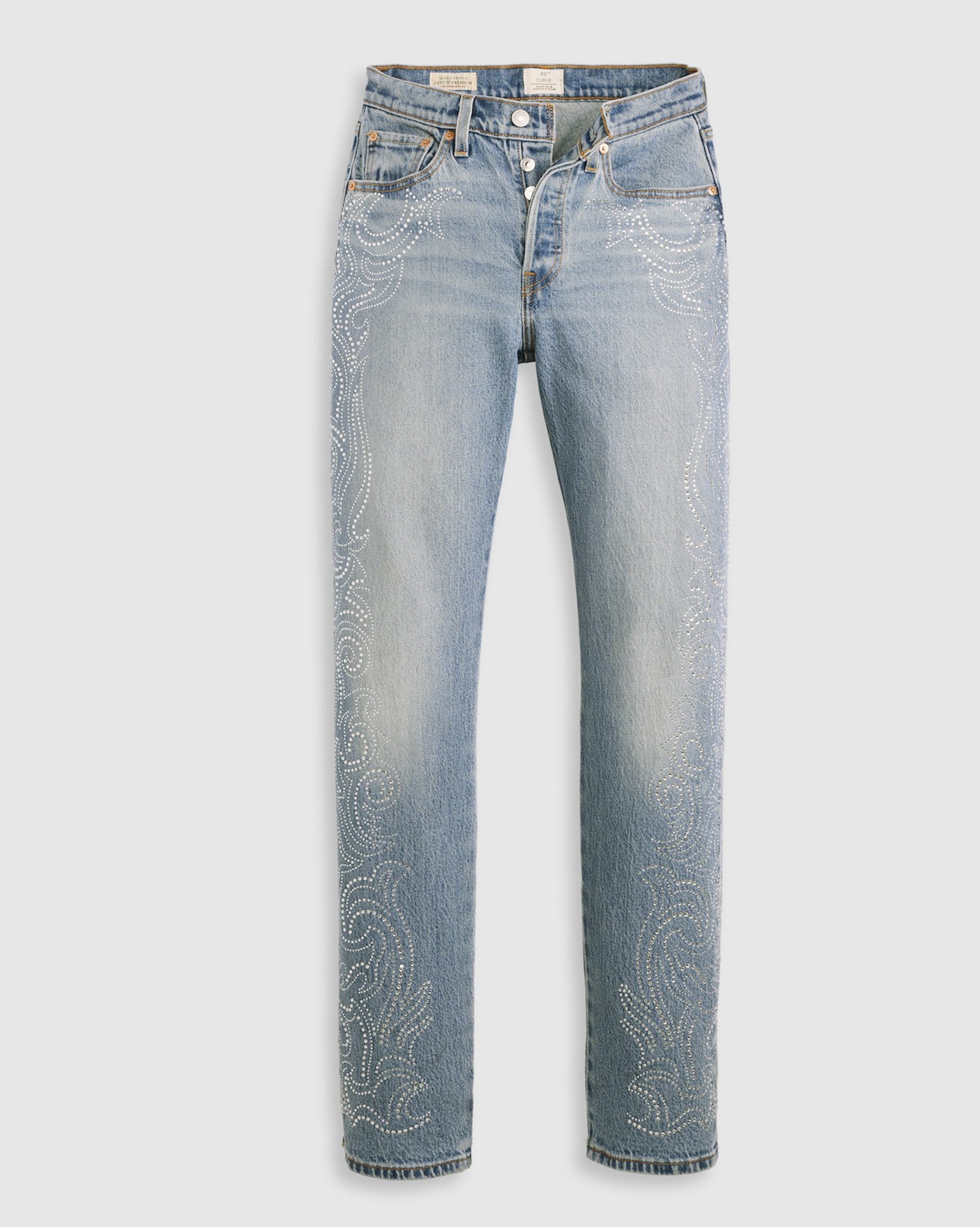 BEYONCÉ X LEVI’S® 501® Curve Western Crystal Jeans 