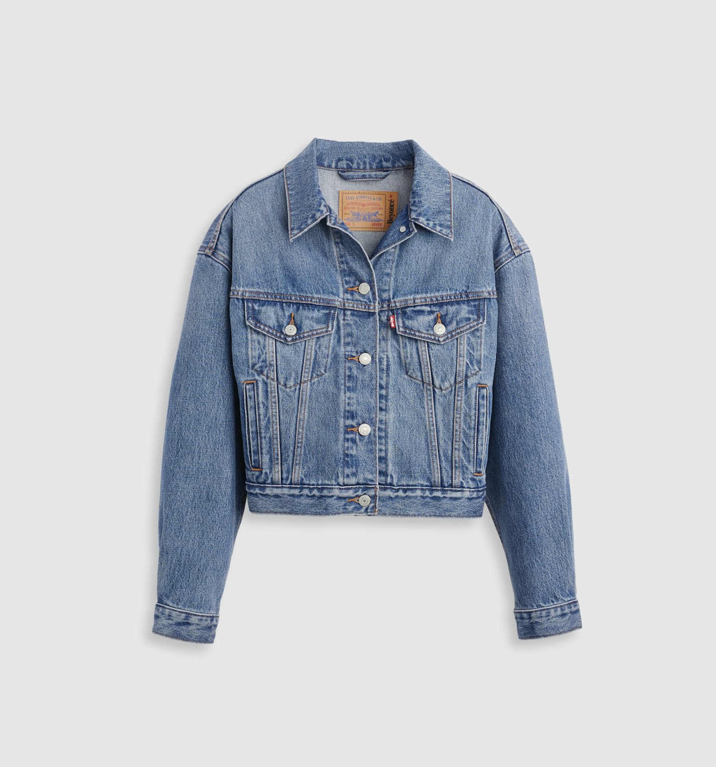 BEYONCÉ X LEVI’S® ‘90s Lace Up Shrunken Trucker