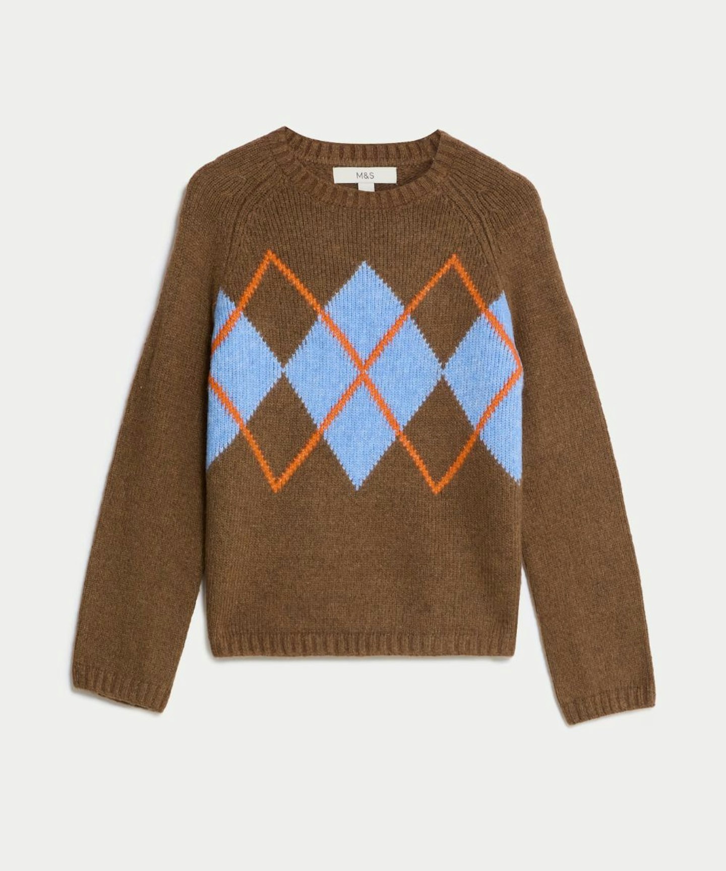 Argyle Crew Neck Jumper