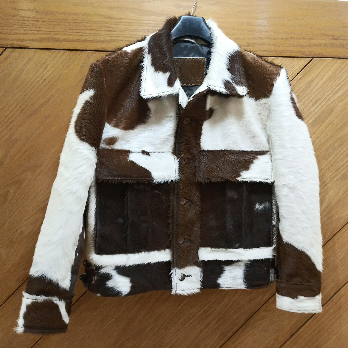 etsy cow print jacket 