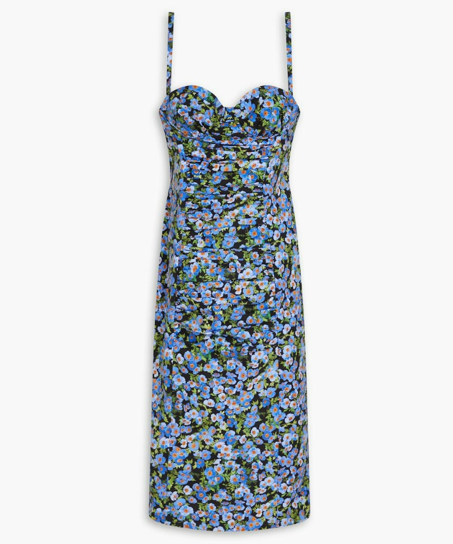 Carolina Herrera Foral-print cotton-blend dress