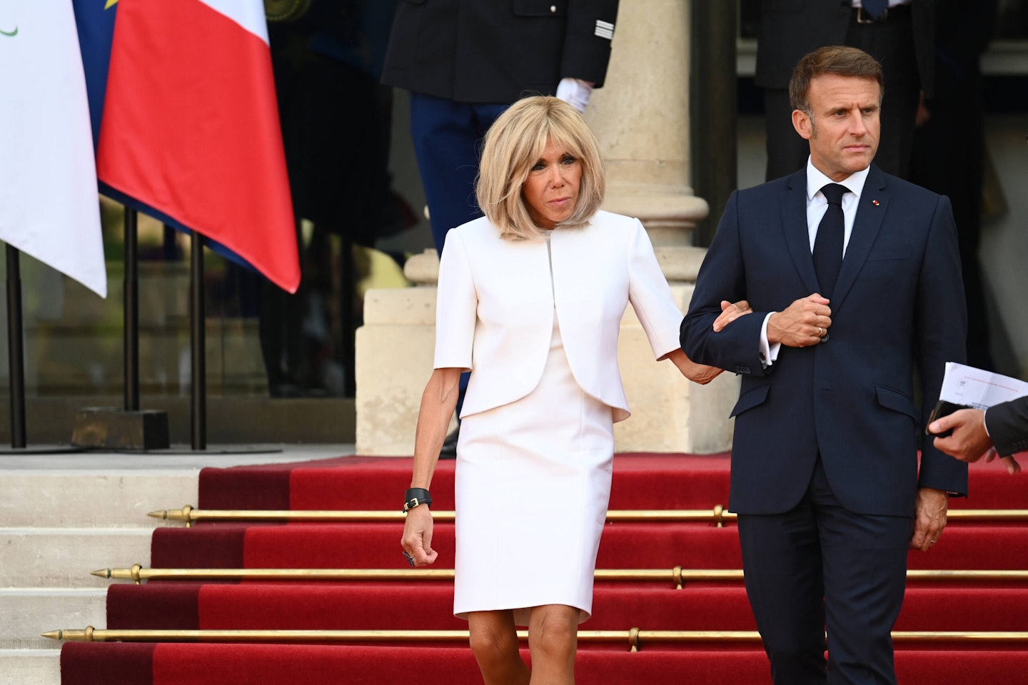 Brigitte and Emmanuel Macron