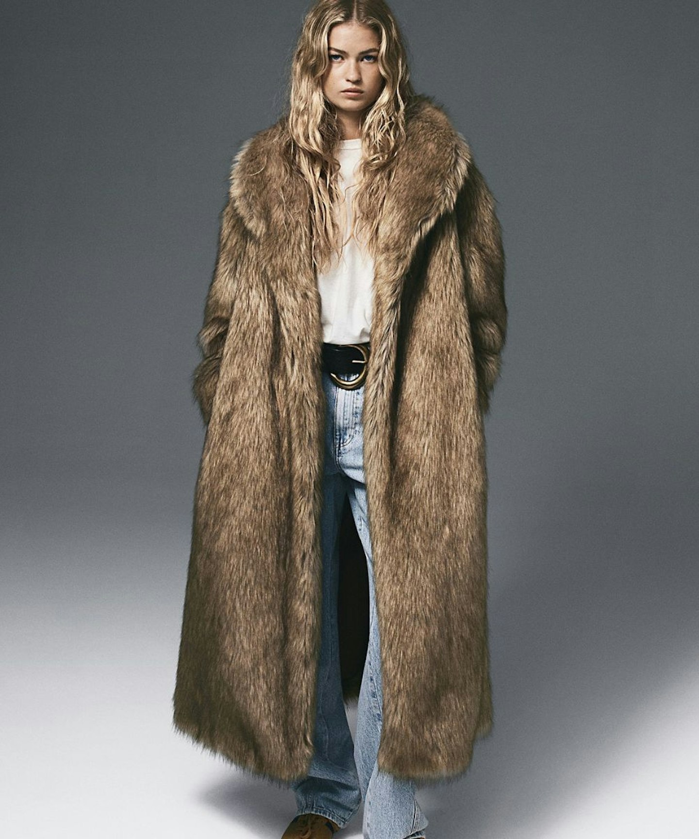 Free People Annice Faux Fur Coat