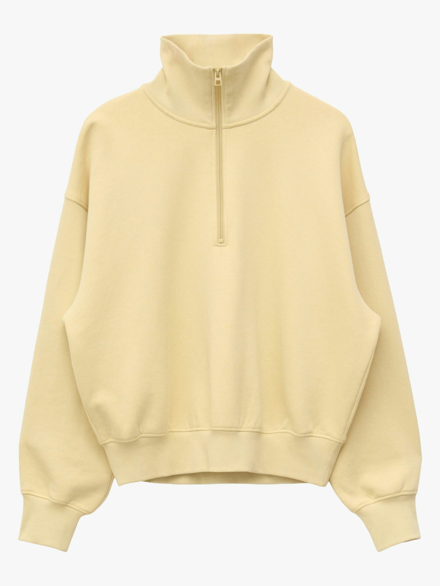 &amp; Other Stories, Half-Zip Cotton Sweatshirt