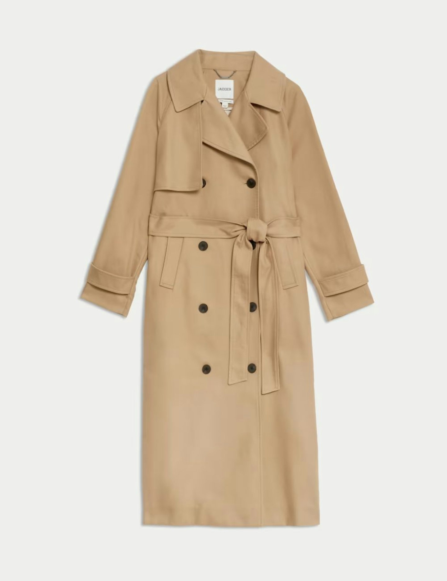 Pure Cotton Belted Trench Coat